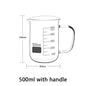 Glass Measuring Cup With Handle Heat-resistant 50-1000ml