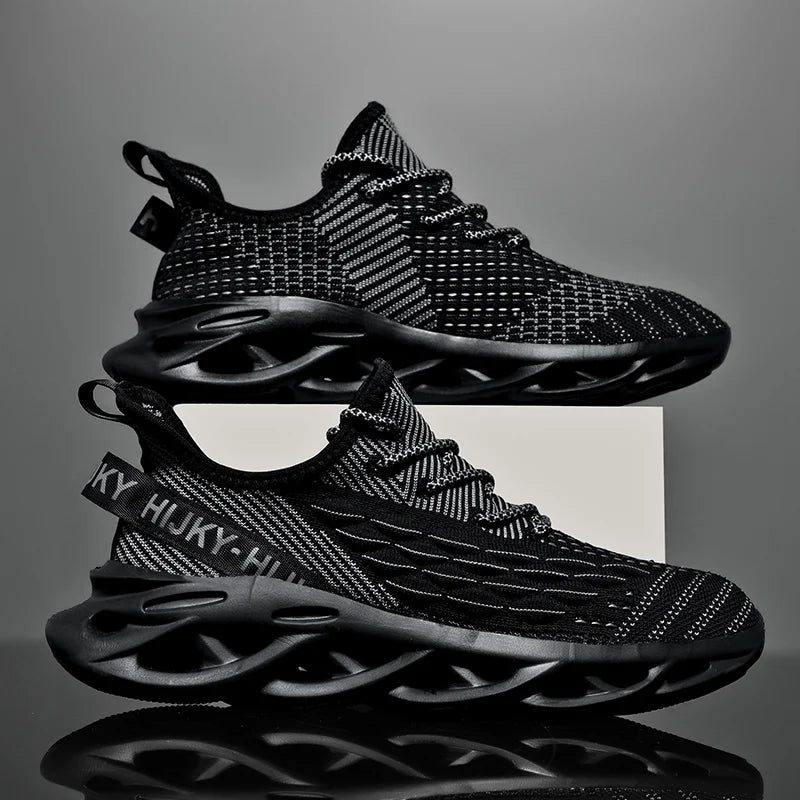 Men's Breathable Lace-Up Sneakers