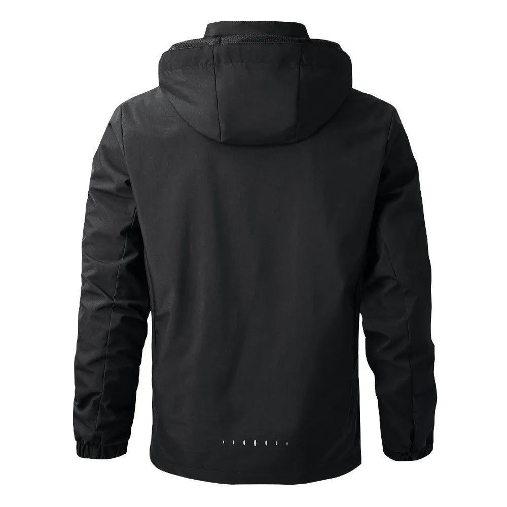 Men's Lightweight Waterproof Hooded Rain Jacket