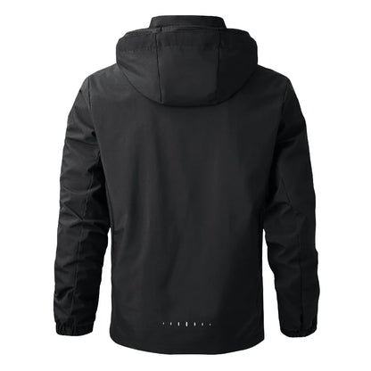 Men's Lightweight Waterproof Hooded Rain Jacket