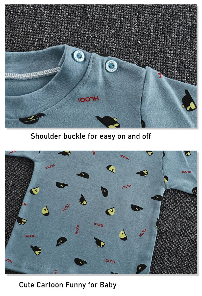 Children's Cotton Pajamas Set for Boys and Girls