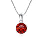 1 Carat Moissanite Pendant Necklace 925 Sterling Silver