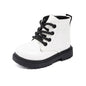 Waterproof PU Leather Children's Lace-up Boots