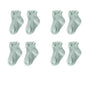 Cotton Lace Socks for Toddler Girls Non-slip Half Knee