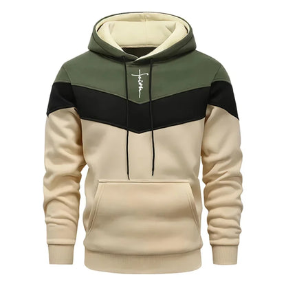 Men's Casual Hoodie Tracksuit for Autumn and Winter
