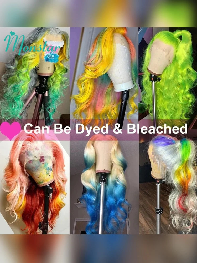 Honey Blonde Body Wave Lace Frontal Wig Brazilian Hair
