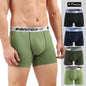 4pcs Cotton Boxer Shorts for Men Soft Underwear Set