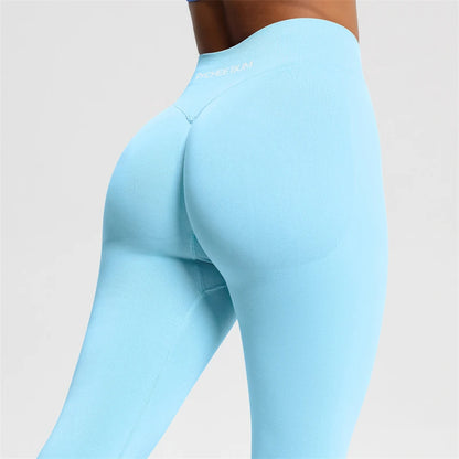 Women Seamless Bum Shaping Leggings Fitness Pants