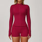 Yoga Suit Sports Set for Women Long Sleeve Athletic Wear