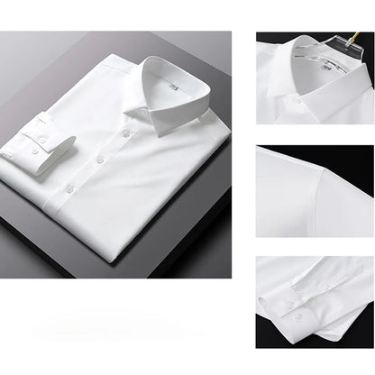 Men's Long Sleeved Solid Color Casual Shirt