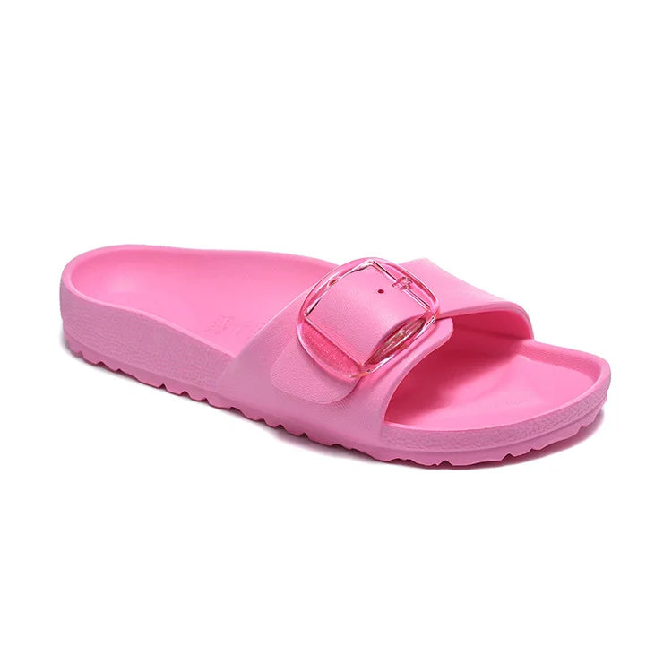 EVA Flat Sandals with One Strap for Women