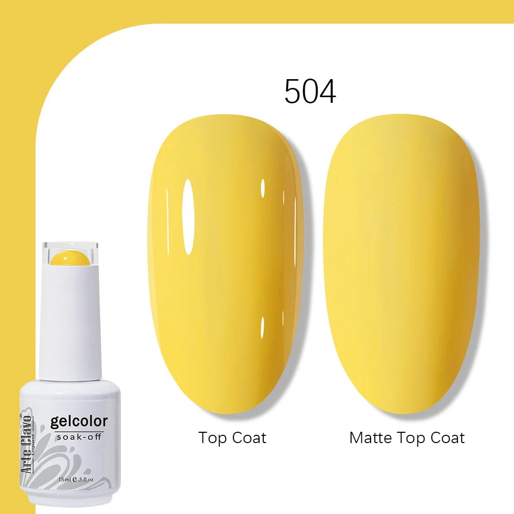 Arte Clavo 15ml UV Gel Nail Polish Summer Colors
