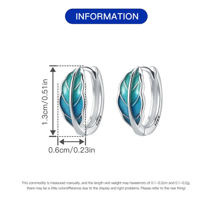 S925 Sterling Silver Iris Flower Hoop Earrings for Women
