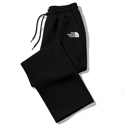 Womens Fleece Straight Leg Joggers Casual Pants