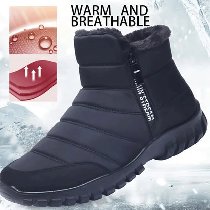 Men's Winter Zipper Snow Ankle Boots