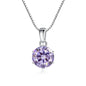 Moissanite Pendant Necklace 925 Sterling Silver Women