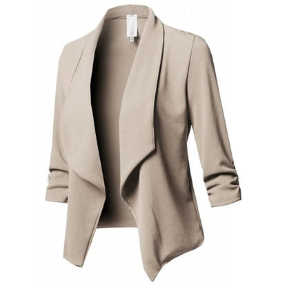 Black PU Leather Bodycon Blouse for Women