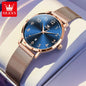 OLEVS 5653 Women's Rose Gold Quartz Watch