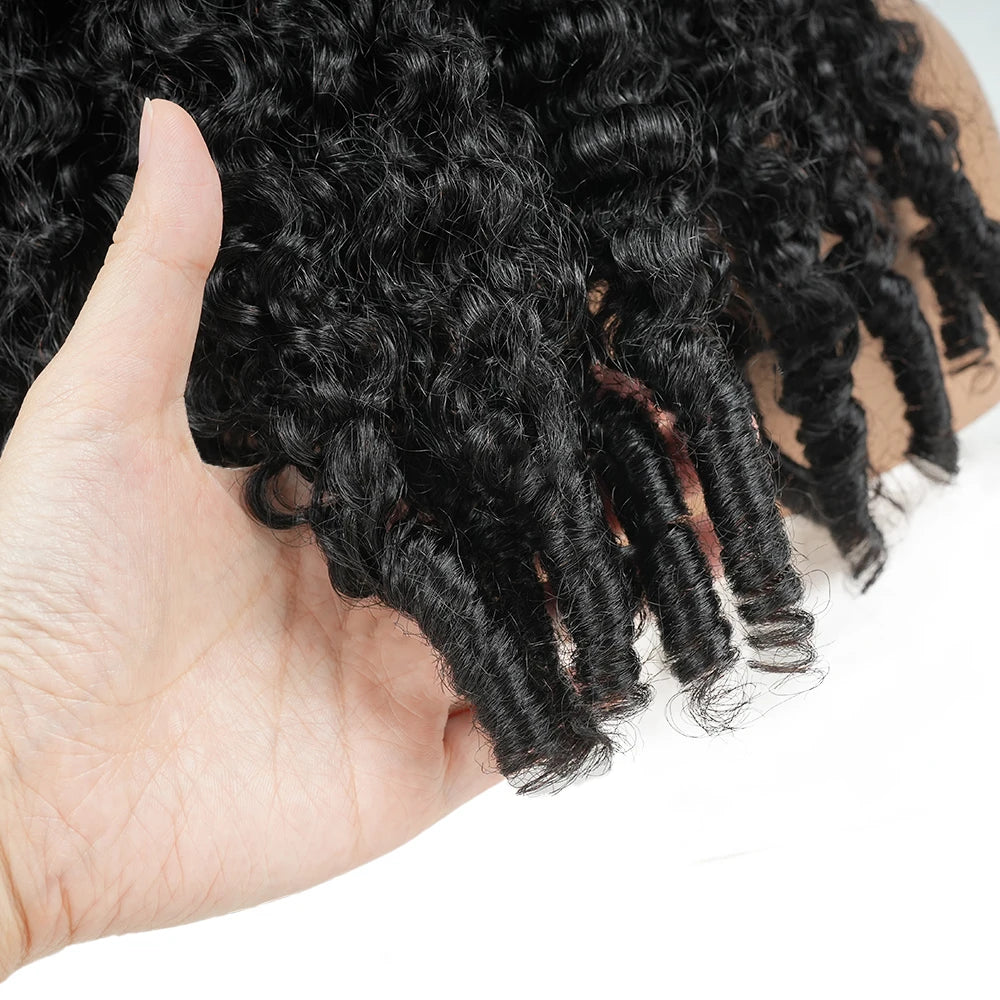 Burmese Curly Lace Frontal Wig 200% Density Human Hair