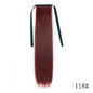 Long Straight Clip-in Ponytail Hair Extension Black