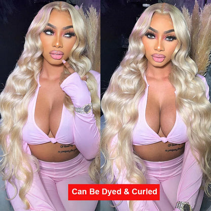 Blonde 613 Lace Front Human Hair Wig 40 Inch Straight