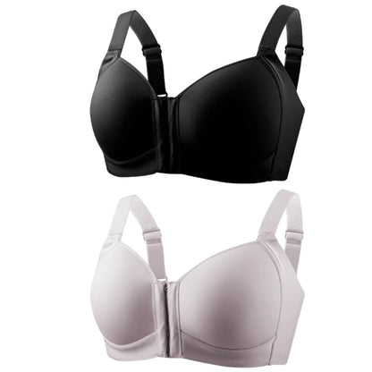 FallSweet Women's Wireless Bralette Front Closure Thin Cup