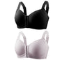 FallSweet Women's Wireless Bralette Front Closure Thin Cup