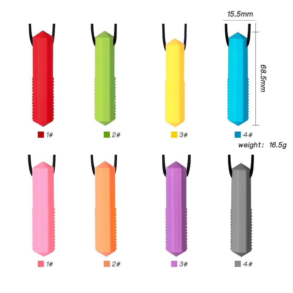 Silicone Teether Chew Necklace for Kids