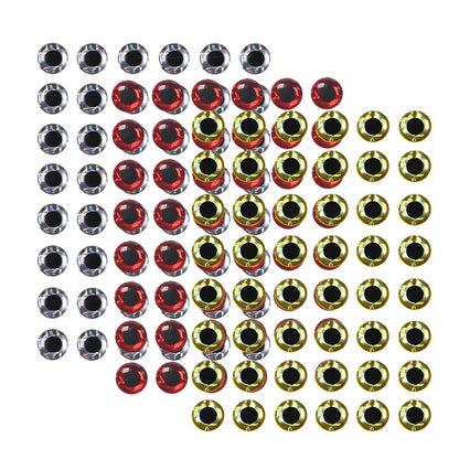 200pcs 3D Holographic Fish Eyes for Saltwater Fishing