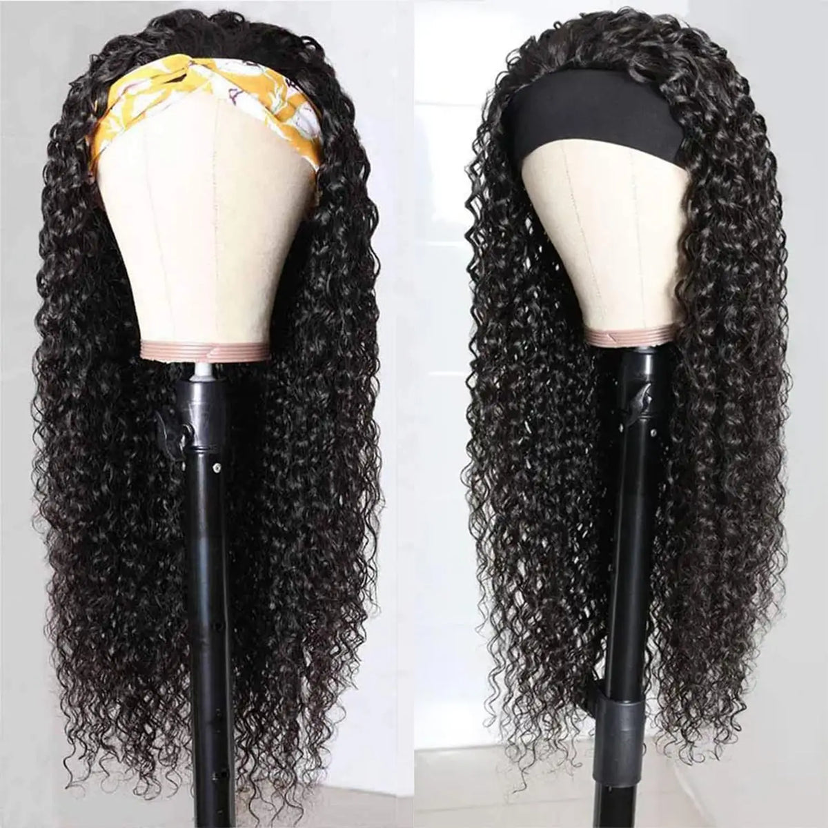 18 Inch Straight Headband Wig Brazilian Virgin Hair