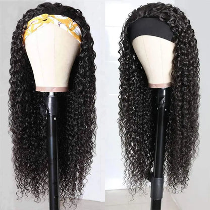 18 Inch Straight Headband Wig Brazilian Virgin Hair