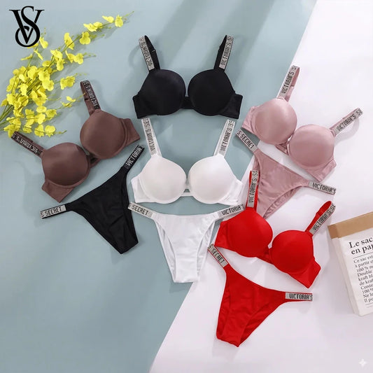 Women's Soft Breathable Shapewear Bra and Panty Set