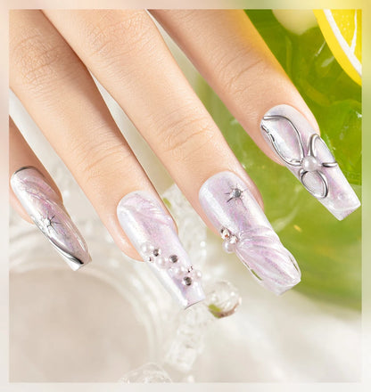 Clear 3D No Wipe Sculpture Gel Nail Polish 15ML