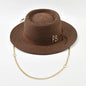 Elegant Straw Sun Hat for Women with Ribbon Decoration