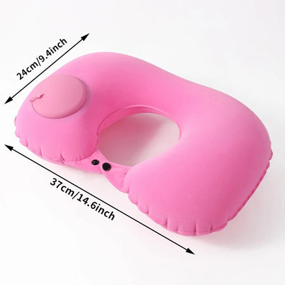 Self-Inflating Portable Travel Neck Pillow