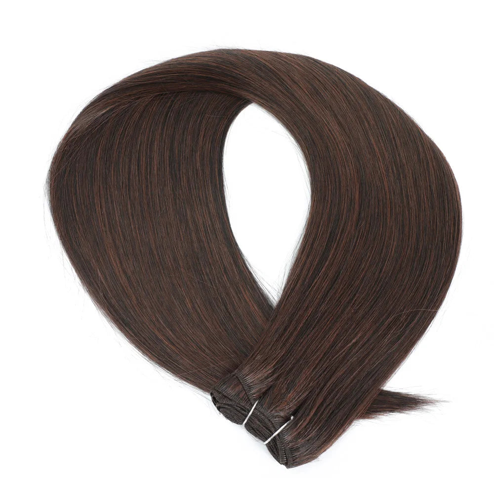 30 Inch Bone Straight Synthetic Hair Bundles Piano Blonde Ombre