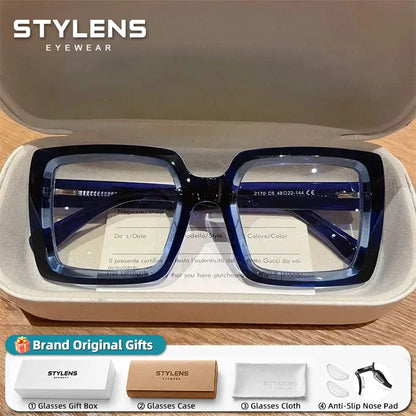 Trendy Square Large Frame Reading Glasses for Women