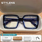 Trendy Square Large Frame Reading Glasses for Women