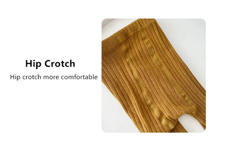 Cotton Stretch Baby Leggings with Side Stripe