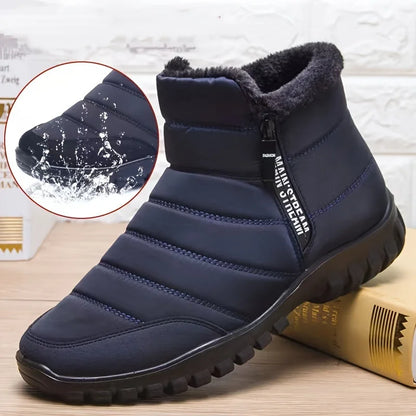Men's Winter Zipper Snow Ankle Boots