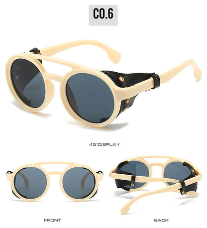 Retro Round Sunglasses for Men and Women UV400
