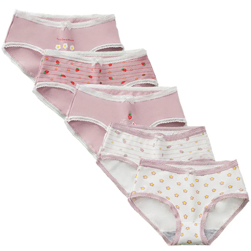 Cotton Triangle Briefs for Girls Age 8-16