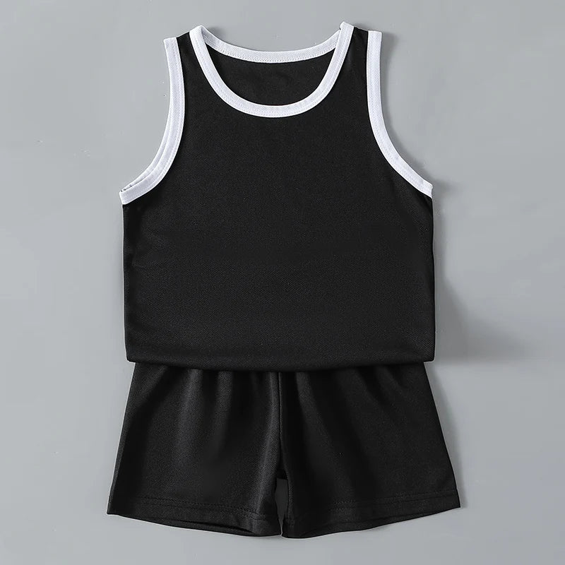 Children's Quick-Drying Sports Suit Casual Mixed Color Set