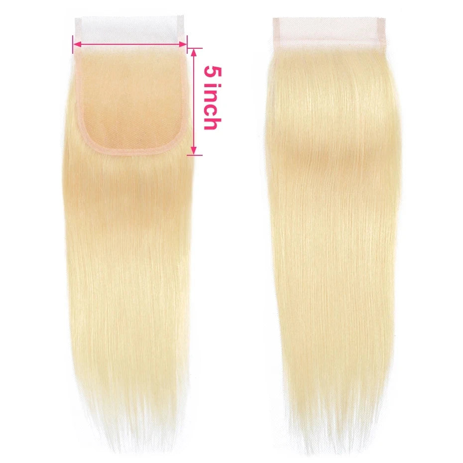 Eva 5x5 HD Lace Closure Straight Human Hair Closure