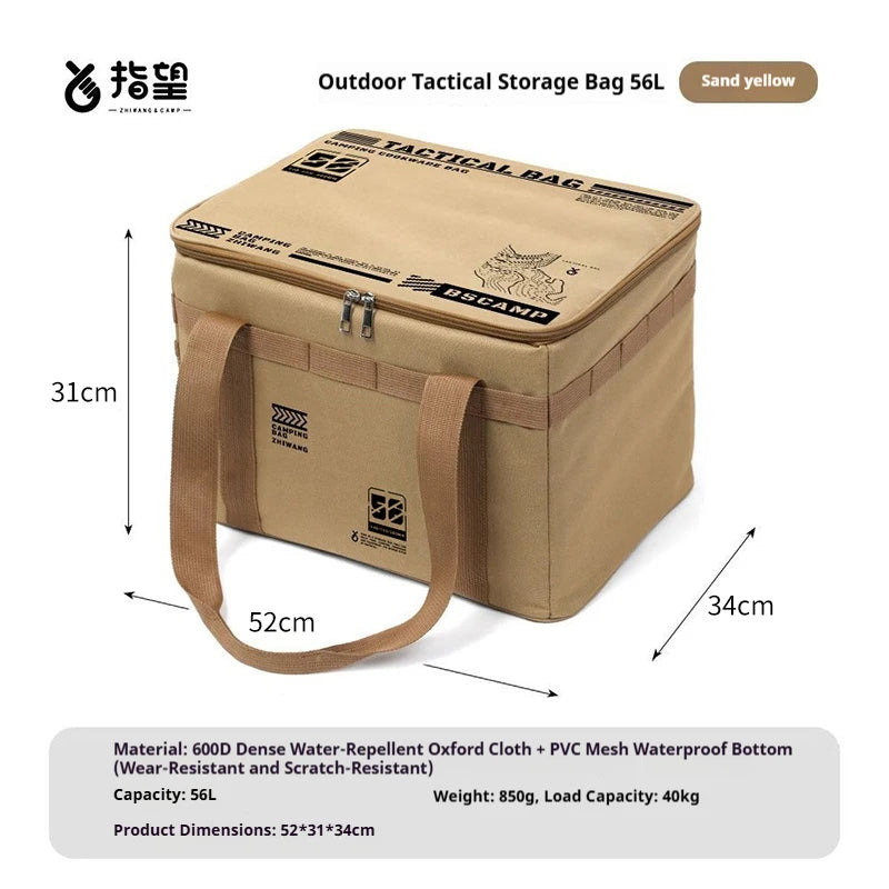 Insulated Waterproof Tactical Camping Bag 30L 42L 56L