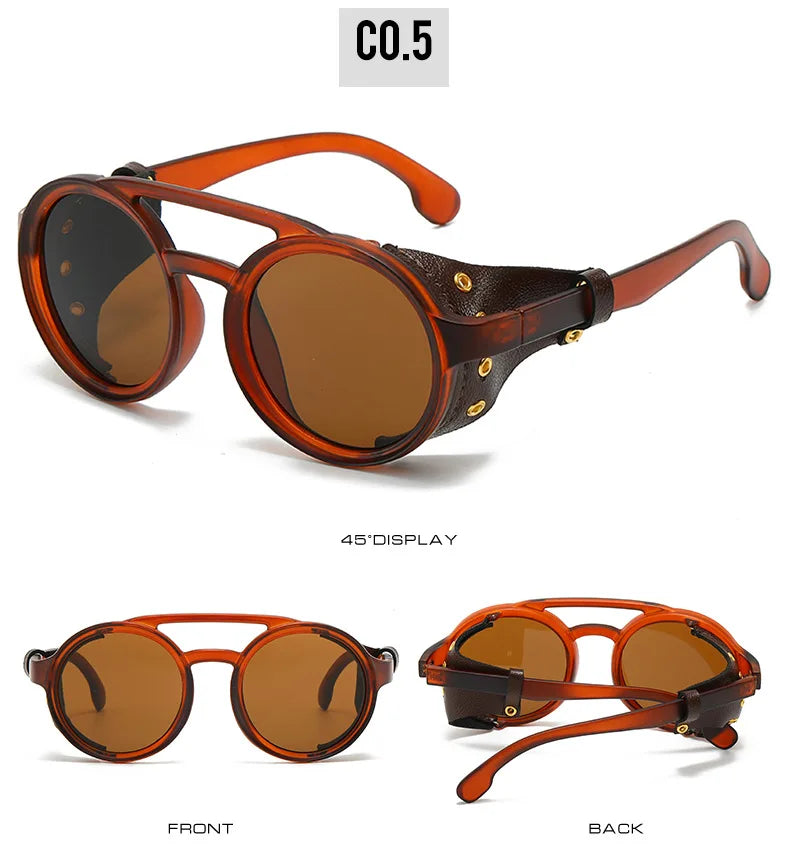 Retro Round Sunglasses for Men and Women UV400