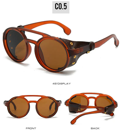 Retro Round Sunglasses for Men and Women UV400