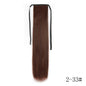 Long Straight Clip-in Ponytail Hair Extension Black