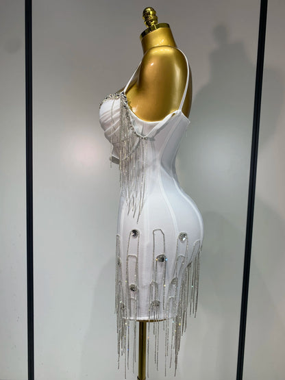 Backless Spaghetti Strap Bodycon Dress for Women