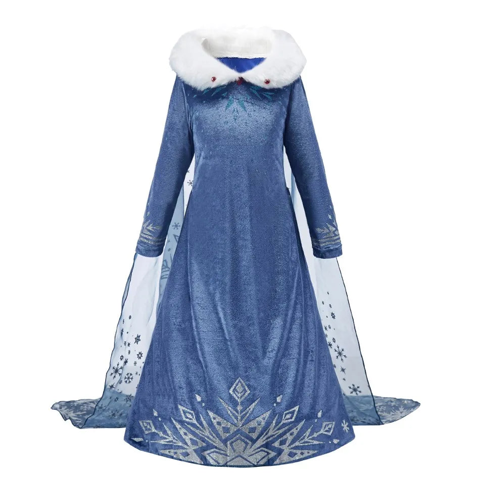 Kids Princess Dress Cinderella Cosplay Costume for Girls